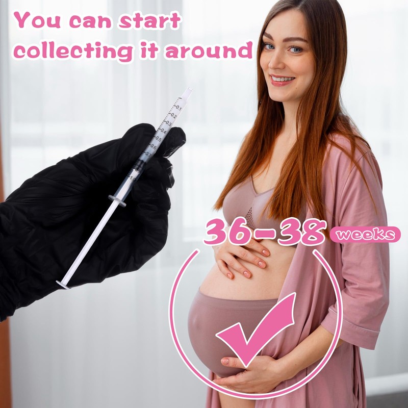 50 Pcs Colostrum Collector Kit 1ml Breast Milk Collector Milk