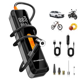 NEVERLAND Air Pump Inflator Portable Air Compressor 20000mAh 150PSI for Moto Car Bike Tire