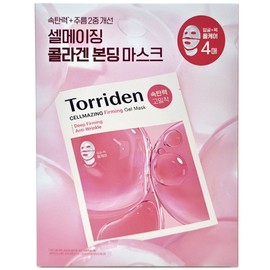 Torridon 토리든 셀메이징 저분자 콜라겐 탄력 겔 마스크 45g 4매 1박스 / 토리든 셀메이징 저분자 콜라겐 탄력 겔 마스크 45g 4매 1박스