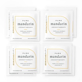Aromatherapy Mandarin Patches - Pure Essential Oil Aroma Patch - Mandarin Essential Oil for Calming - 8-Pack