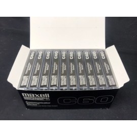Maxwell Box of 10 Maxwell Professional Industrial Communicator Series C60 Min Cassette