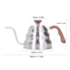 Stainless Steel Pour Over Coffee Tea Kettle Gooseneck Spout Pots