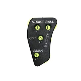Smitty | ACS703 | 4 Way Dial Umpire Indicator | Baseball | Black | Optic Numbers | Umpire's Choice!