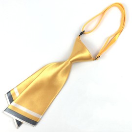 LERTREEUK Ladies Girls Pre Tied Sailor Tie Striped Uniform Costume Accessory, yellow