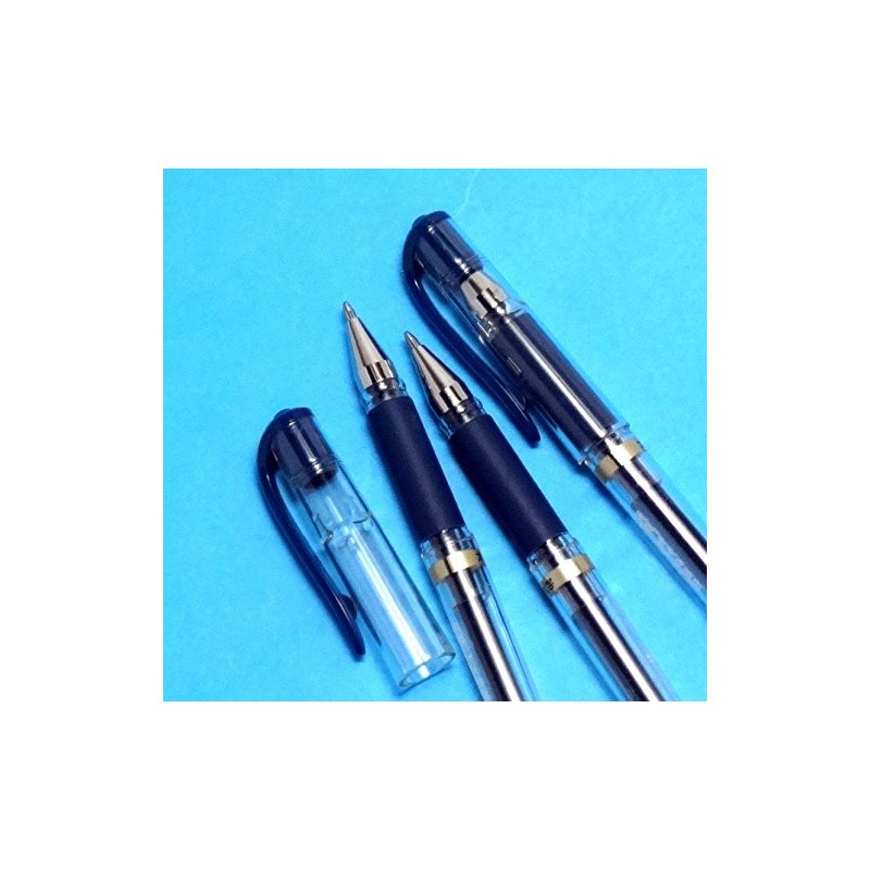 Uni-Ball Signo Broad Point Gel Impact Pen Blue Black Ink,