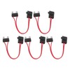 5Pcs Car Fuse Holder Connector Mini Heavy Duty Wire Extension