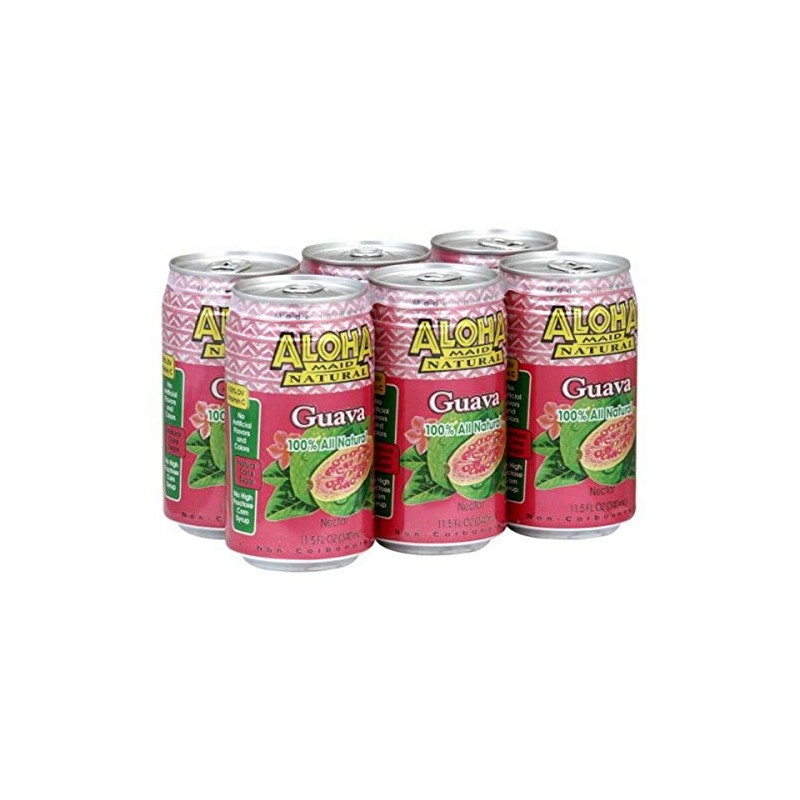 Aloha Maid Maid Drink Guava, 11.5 oz (Pack of 24)