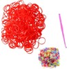 DasKid 600+ Red Loom Bands Refill Pack with Hook Tool