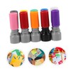 OSALADI 10pcs DIY Blank Seal Round Shaped Engraved Seal Tool