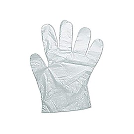 WALKING 500 x Polythene Disposable Gloves PE500 Orchard One Size