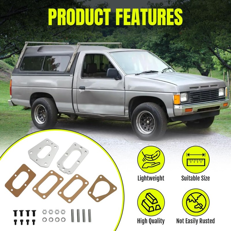 AUTOVIC Carb Adapter Kit Aluminium For Nissan D21 1986-1989 Z24i