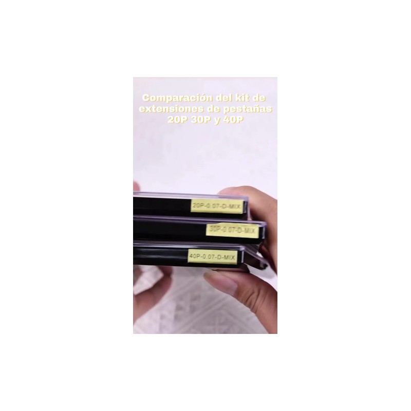 Pestañas Diy Golle Para Colocar En Casa Lash Kit P20