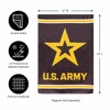 U.S. Army Patriotic Garden Flag, Welcome Garden Flags 12x18 Double