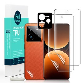 Ibywind Protective Film for Realme GT 7 Pro 5G (2 Pieces), TPU Film, with 1 Metal Camera Protection, 1 Piece Back Film, Bubble-Free Clear HD