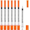 100 Pack 1ml 29G 1/2Inch(13mm)Measurement Syringe Tools for Fluids Measuring,
