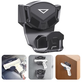 Magnetic Gun Mount with Trigger Guard Protection,Gun Magnet Mount for Most Guns | Indoor Gun Racks| Gun Holder Holster Conceal in Car,Desk, Safe,Wall, Gun Magnet Rack for Pistol Handgun Rifle Shotgun
