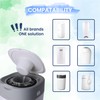 SNAPR 8-Pack 6m Nappy Bin Refill Compatible with Tommee Tippee