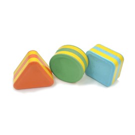 Sport1 rattles made of organic plastic - colourful and safe baby rattles - 3 shapes baby rattles from 6 months from the organic line Ecomusic - sensory rattles for newborns - music games and gift idea