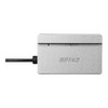 BUFFALO BSCR105U2SV USB 2.0 Multi-Card Reader, Standard Model, Silver