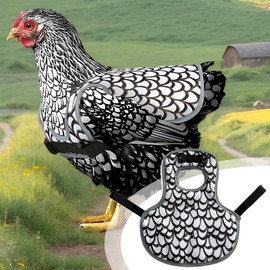 Chicken Aprons For Hens | Chicken Saddle Protection Outfits With Adjustable Strap - Animal Wing Protector Raising Accessories For Coop Poultry Habitat