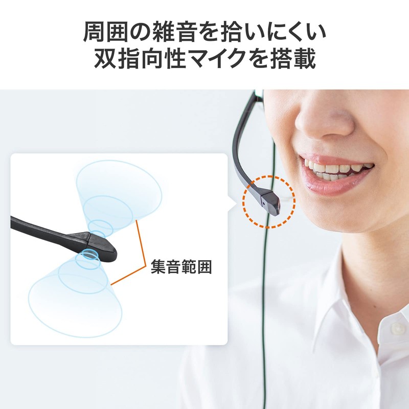 Sanwa Supply MM-HSU19BK USB Headset