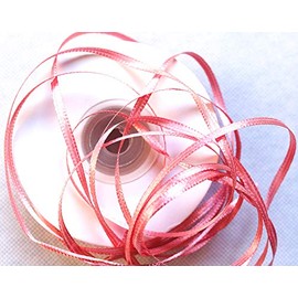 CaPiSo 100 m Satin Ribbon 3 mm Ribbon Gift Ribbon Decorative Ribbon Satin Wedding Christmas