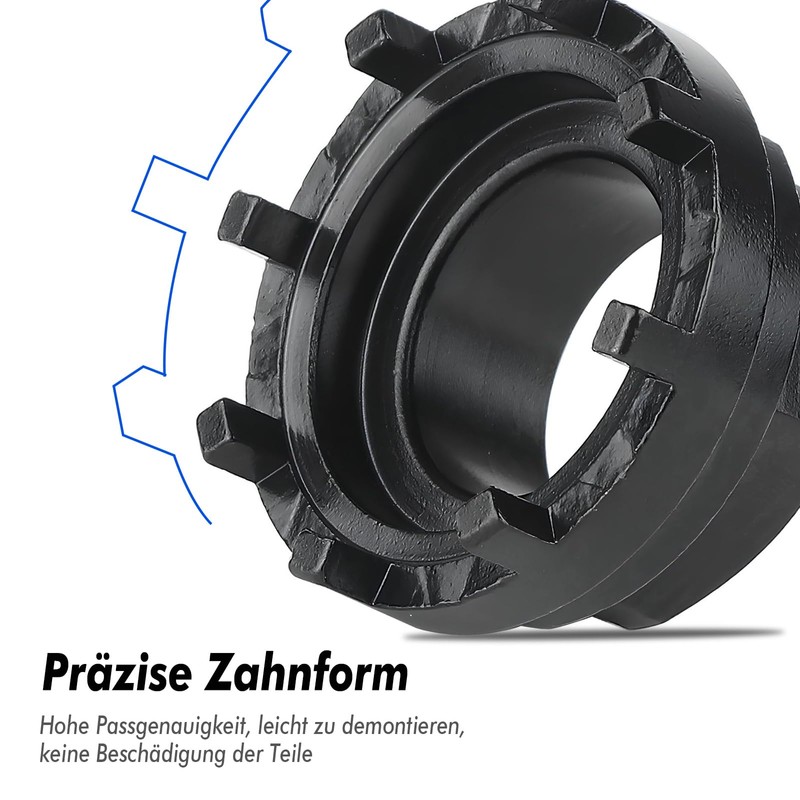 Riceel Bicycle Bottom Bracket Tool, 8 Teeth Locking Ring Compatible,