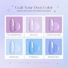 Beetles Gel Nail Polish Set 6 Colors Glitter Sky Blue