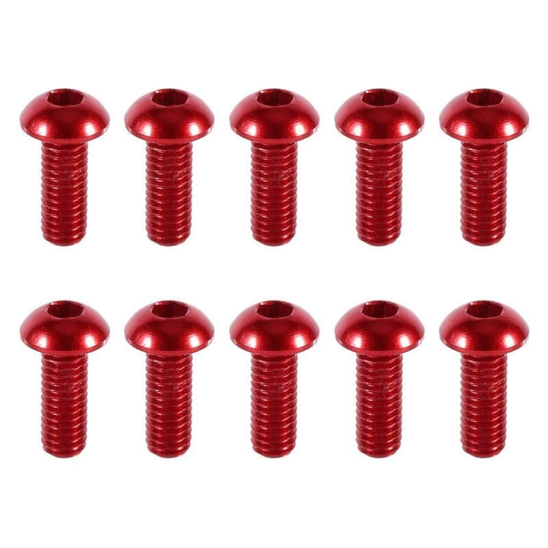 10pcs M3 6/8/10mm Screws Round Head Screws Screw Head Button