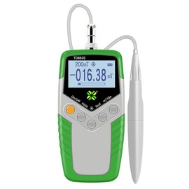 Toplionace Handheld Digital Gauß Meter High Precision TD8620 Gauss Meter Flux Meter Surface Magnetic Field Tester with Probe 0-2400mT