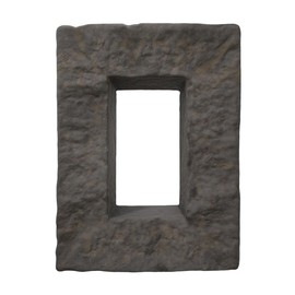 Universal Electrical Cover for EverStone Faux Stone Siding Panels, 4"W x 3"D x 7 7/8"H, Midnight Granite Color