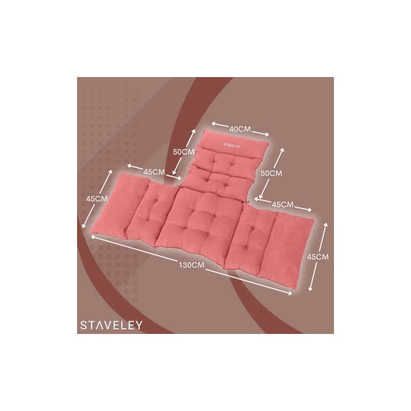 Staveley Wheelchair Full Cushion – Extra Thick Padded Seat Cushion,