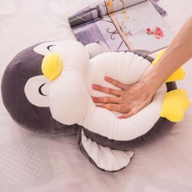 17.7 Inch Plush Penguin Stuffed Animal - Hugging Pillow with Smile Face, Cuddly Penguin Plushie Toy for Kids and Lovers - Perfect for Birthdays, Valentine's, Christmas