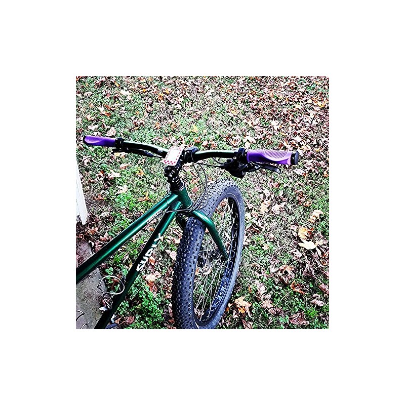 Dymoece Mountain Bike Handlebar Grips,Ergonomic Design Dual Lock-on for Bicycle