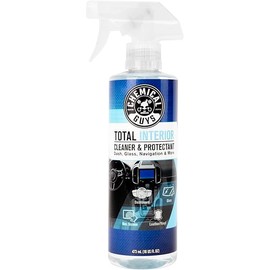 Chemical Guys Total Interior Cleaner & Protectant, Cleans & Protects Leather, Vinyl, Plastic, Rubber & Glass Streak-Free Finish for Cars, Trucks, SUVs, RVs & More - 16 oz