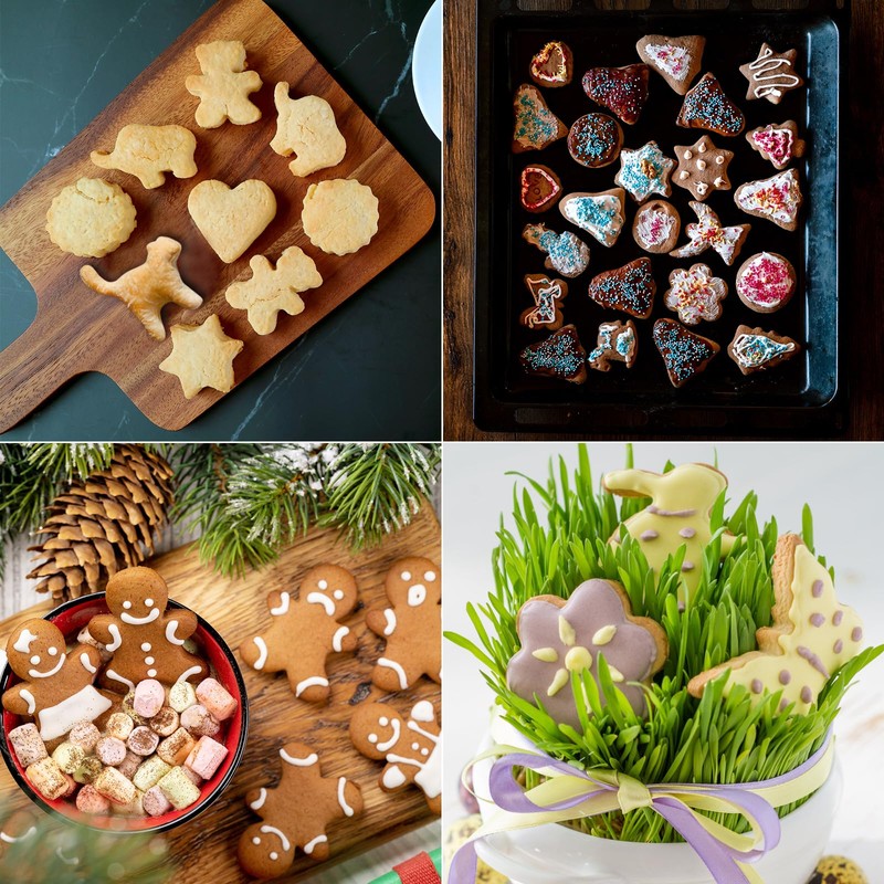 GWHOLE 26 Pcs Cookie Cutter Set, Mini Animal Unicorn Classic