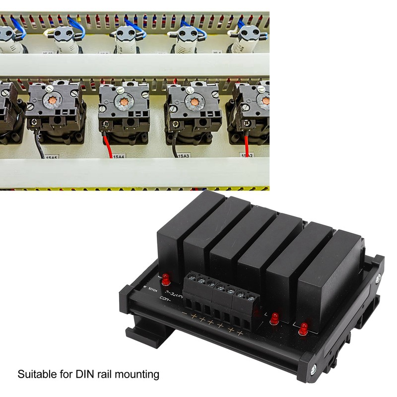 6 Channel Solid State Relay Module with Signal Indicator Input