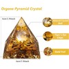 EternalOrgone Orgone Pyramid Flower of Life Orgonite Money Healing Crystals