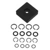 MAGICLULU 17pcs Impact Wrench Retainer Rings with O Ring for