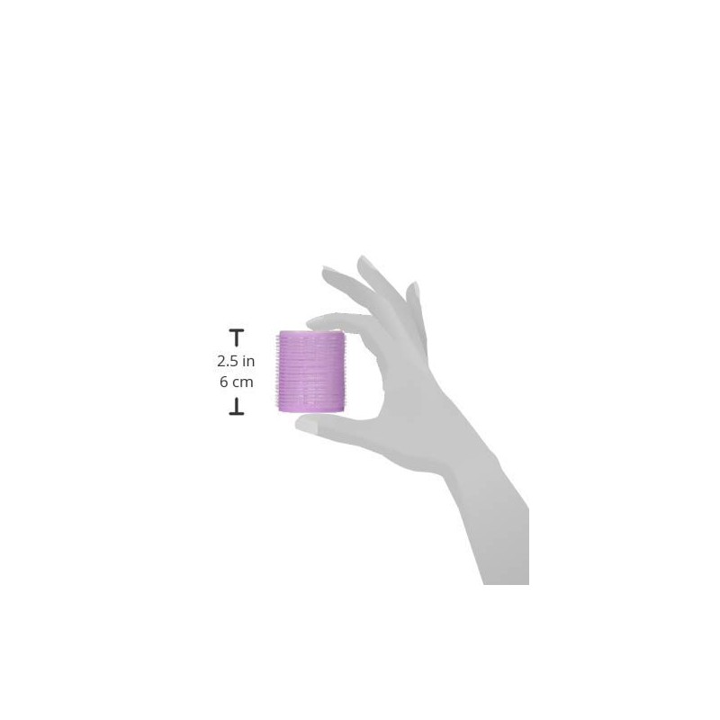 Diane D3724 Self Grip Rollers, Purple
