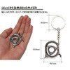 PR-ROTARY Rotary Engine Key Ring Car Rotation Key Metal Stylish