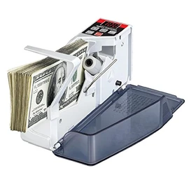 Money Counter Easy 計数 Handy type portable portable Bill Counter Fast and Count Money Counter V40 High Speed Count allows quick and Counting.