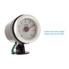 2in 52mm LED Tachometer Red Pointer White Dial Backlight for