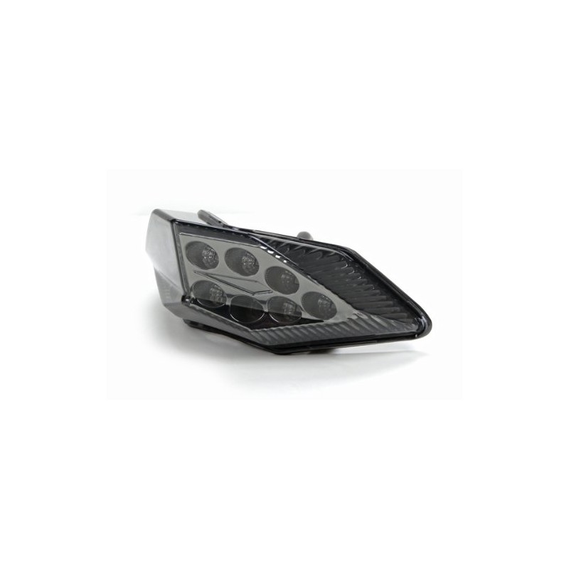 Motodynamic Integrated Sequential LED Tail Lights Smoke Lens for 2013-2017