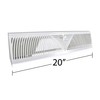 Air Rite Baseboard Register 20" (White)