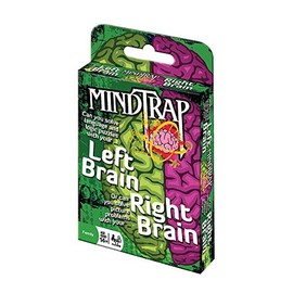 Outset Media MindTrap: Left Brain Right Brain - Challenge Both The Left Side and Right Side of Your Brain - for 1 or More Players Ages 12 and up