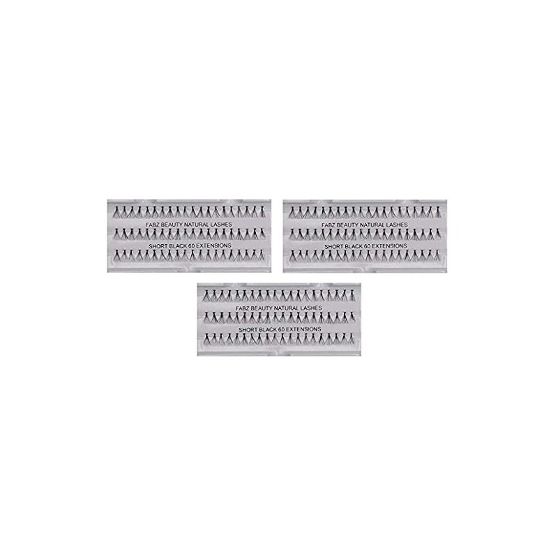 Individual False Eyelashes Flare Cluster Lash Extensions Knotted Lashes (Pack