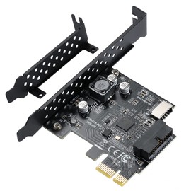 YBBOTT PCIE SATA Expasion Card USB 3.2 GEN1 5Gbps Type E Key A and USB 3.0 19pin Front Panel Expansion Board Compatible with XP WIN7 WIN8 Vista WIN10 WIN11 32BIT 64BIT Linux