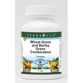 Wheat Grass and Barley Grass Combination Powder (1 oz, ZIN: 516440) - 3 Pack