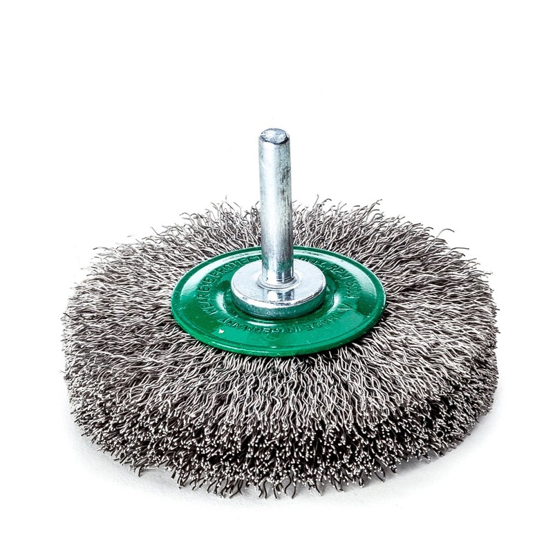 Lessmann 417363 Entrostung Wire Brush, Stainless Steel 70 mm x
